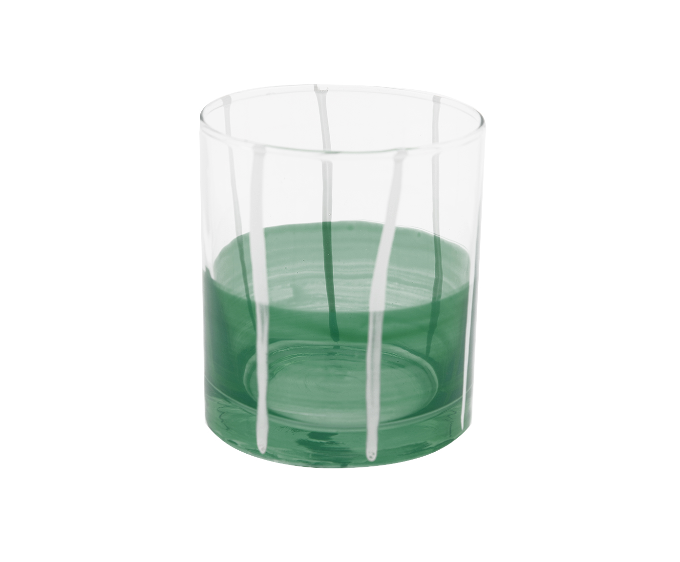 Copo Listras Verde e Branco image number 2