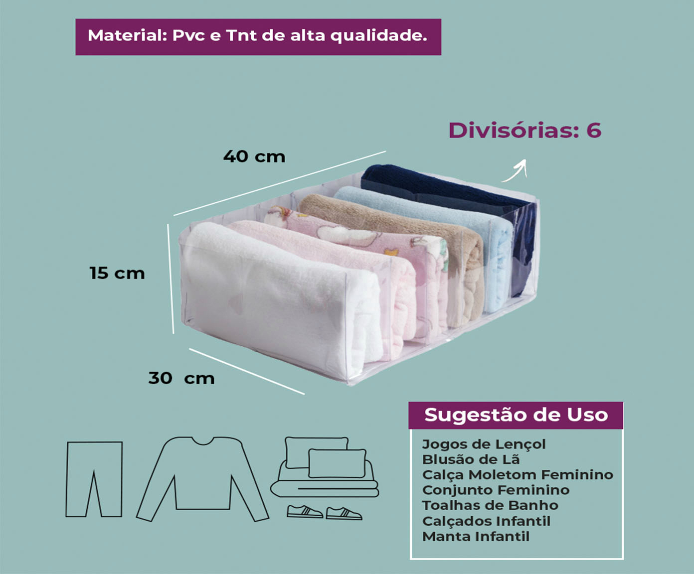 Jogo de Organizadores Completo Premium Beb&ecirc; image number 8