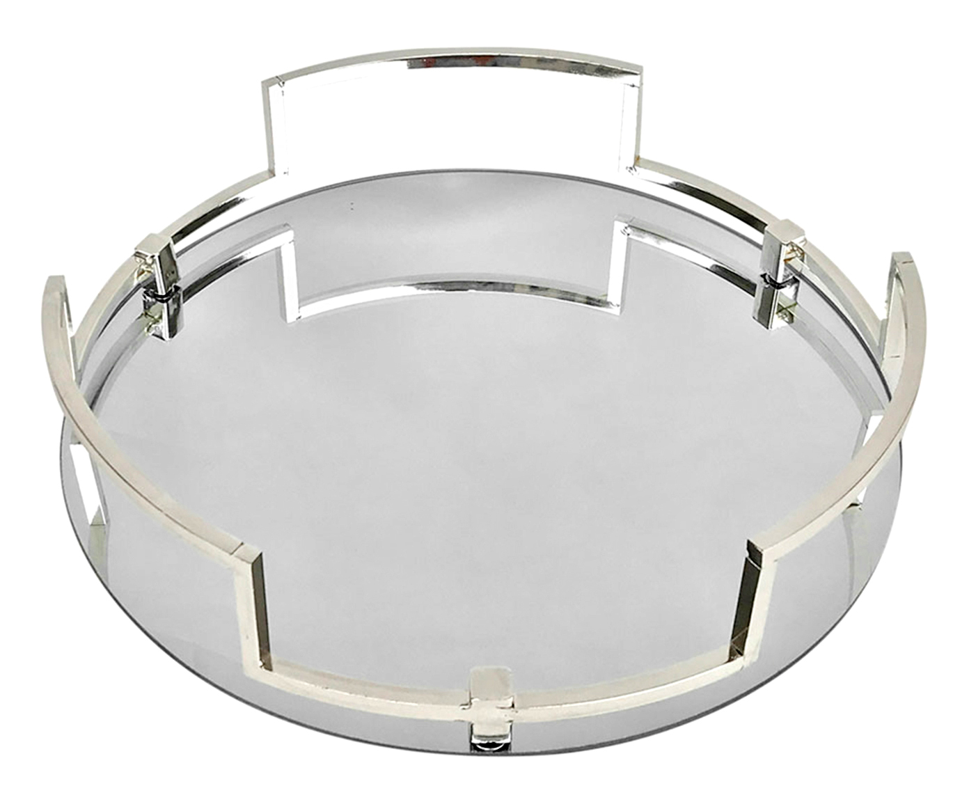 Bandeja Decorativa Adele Prateada - image 0