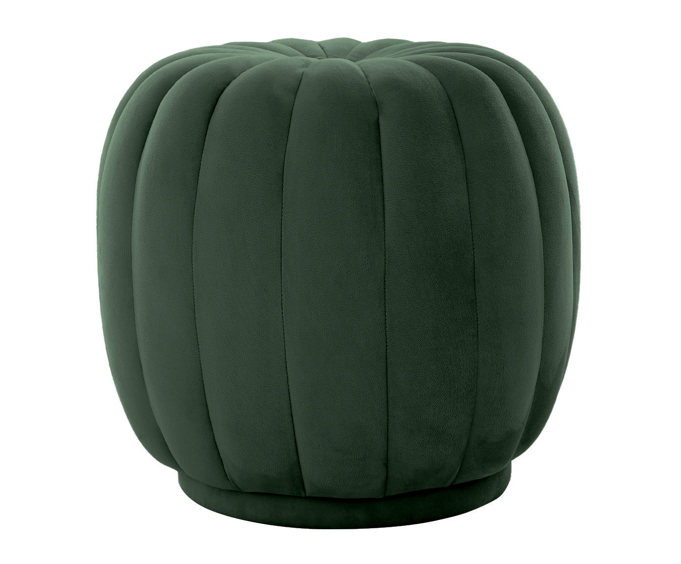 Puff Ava em Veludo Verde - image 0
