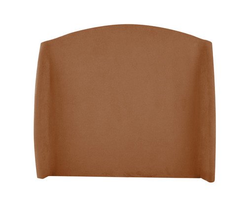 Cabeceira em Boucle Aveludado Smooth Terracota image number 9