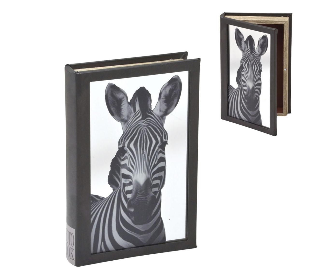 Livro Caixa Espelhada Zebra - Preto - image 0