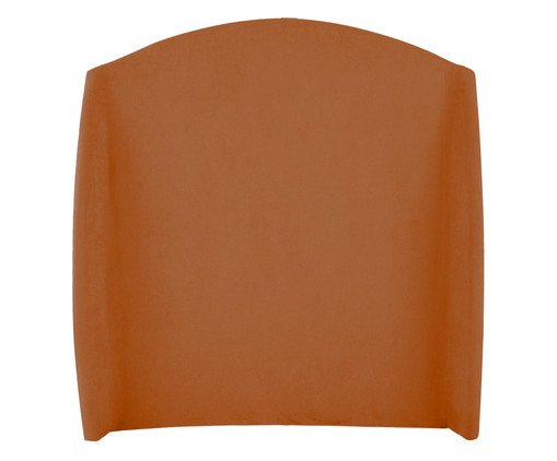 Cabeceira em Boucle Aveludado Smooth Terracota - image 0