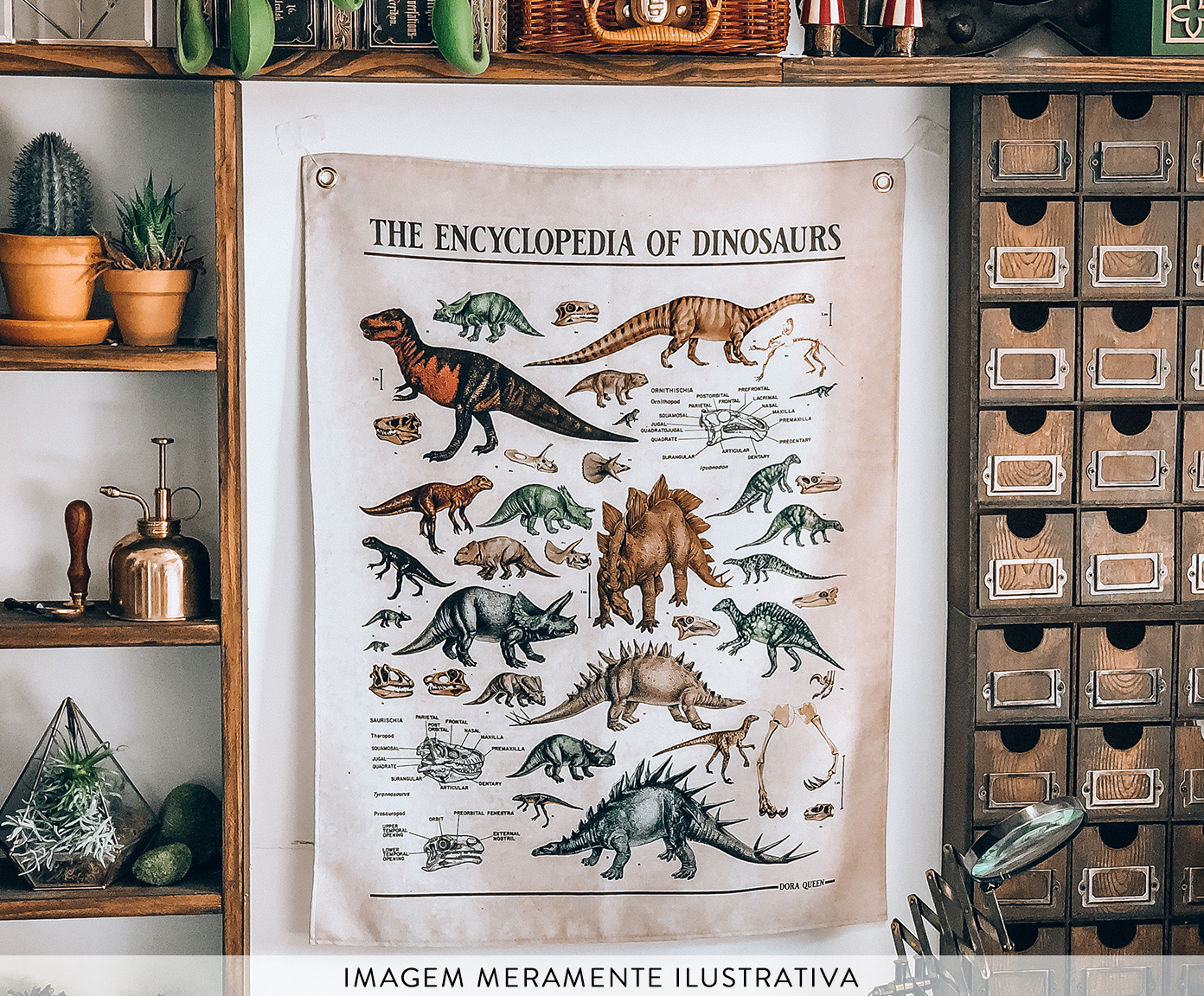 Tecido de Parede Dinossauros - image 1
