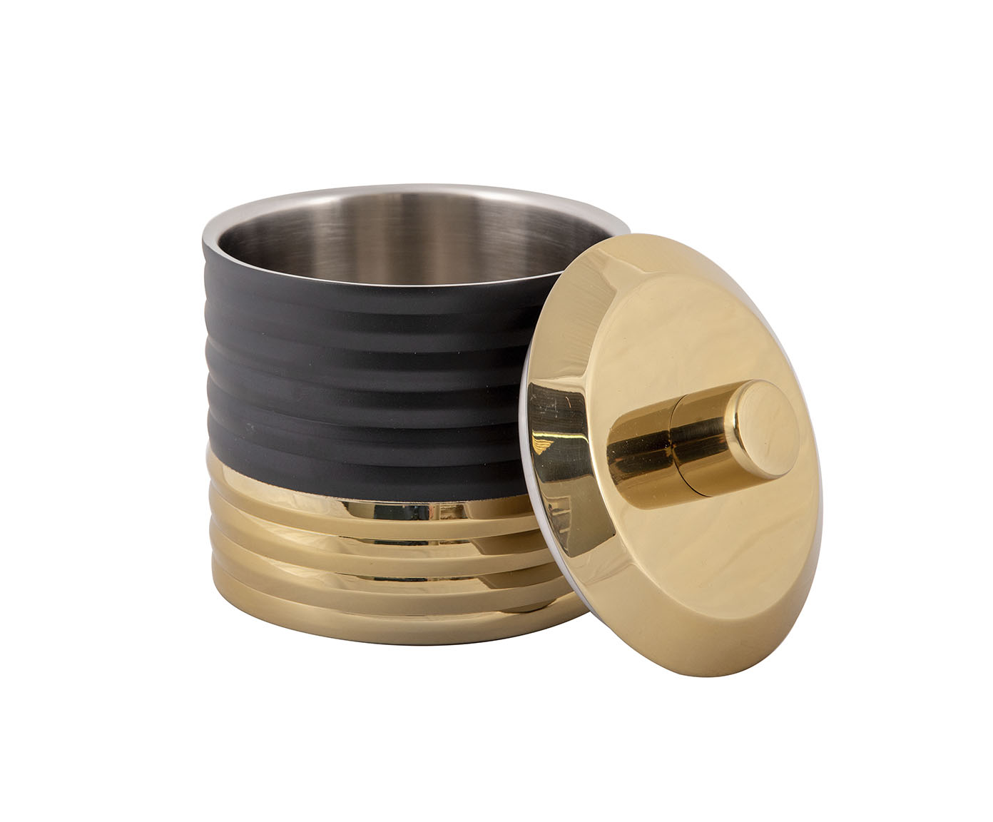 Balde de Gelo em Inox - Dourado image number 2