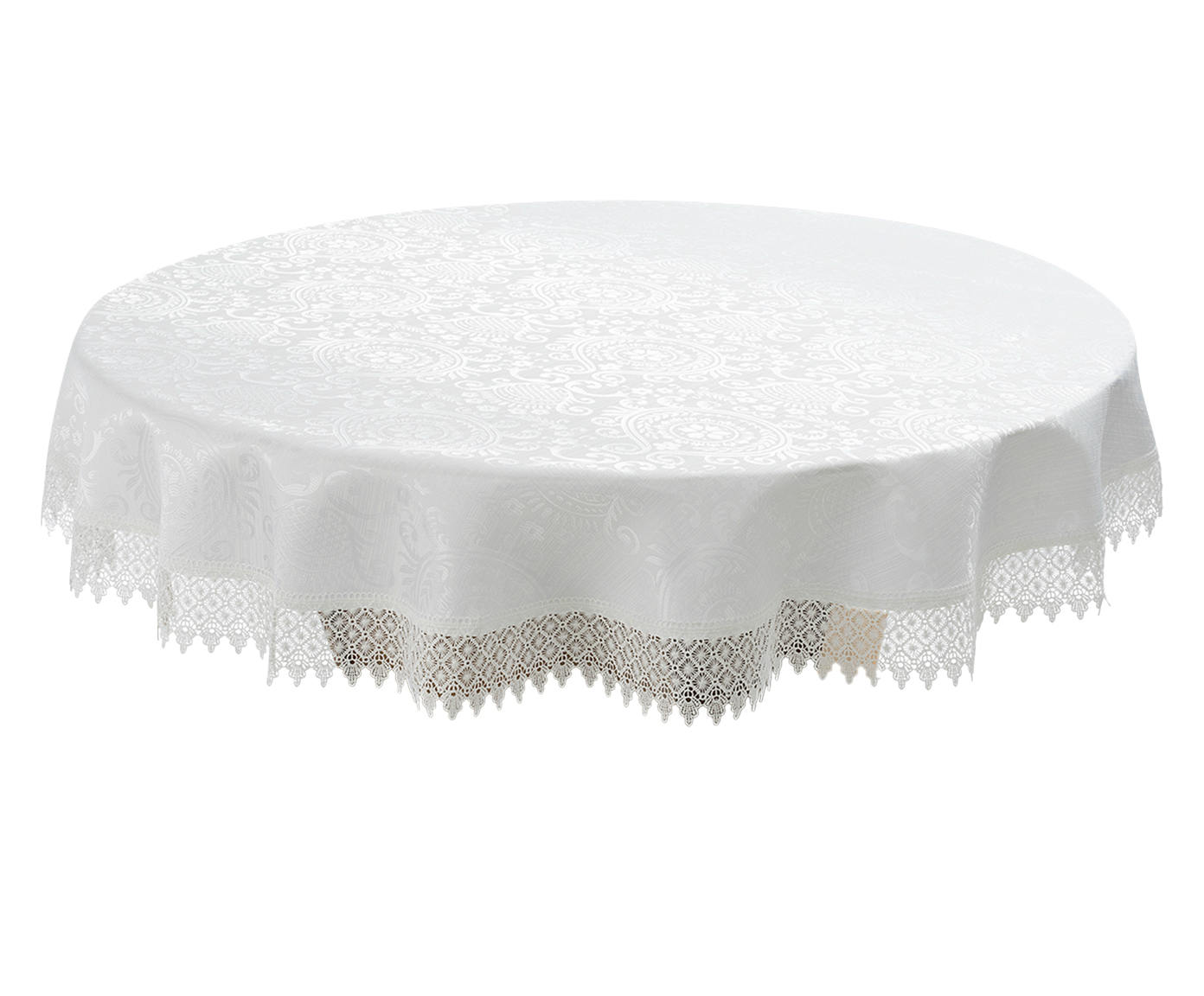 Toalha de Mesa Redonda Helm Off-White - image 0