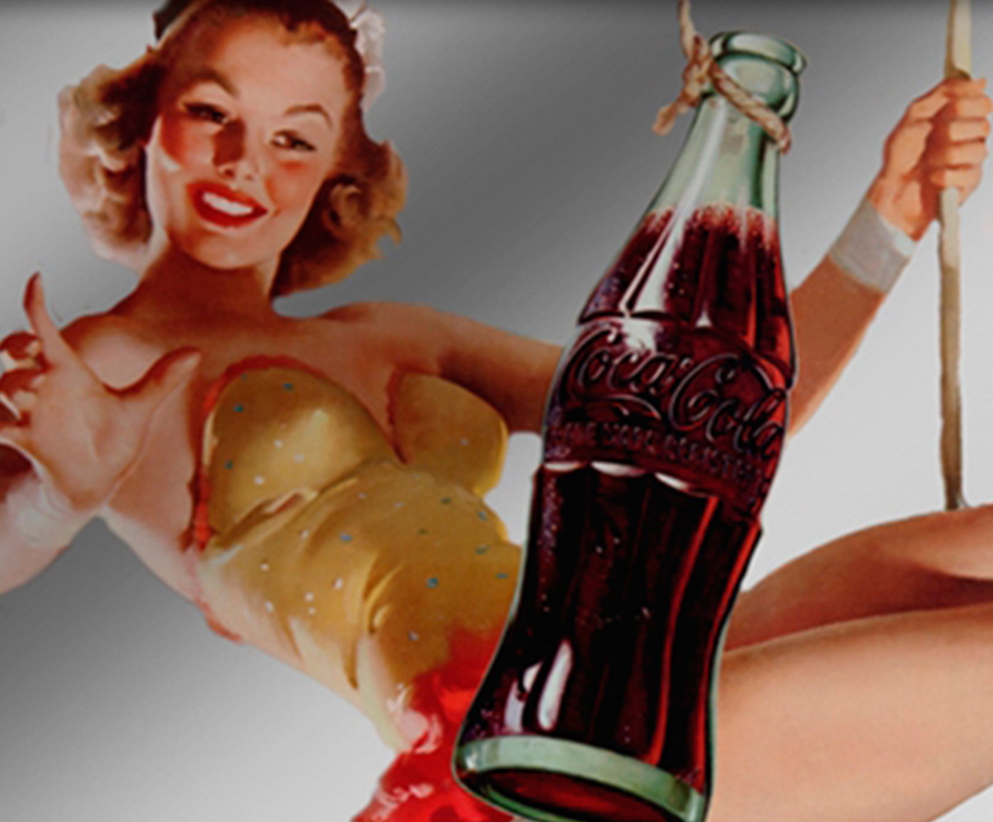 Quadro Espelhado Pin Up Swinging With - image 1