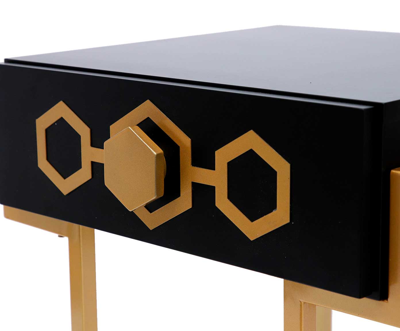 Mesa de Cabeceira Glam - Preto image number 6