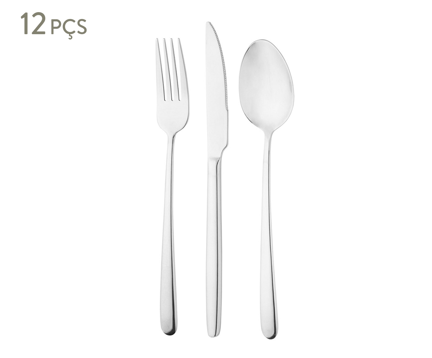 Faqueiro de A&ccedil;o Inox Viena - image 0