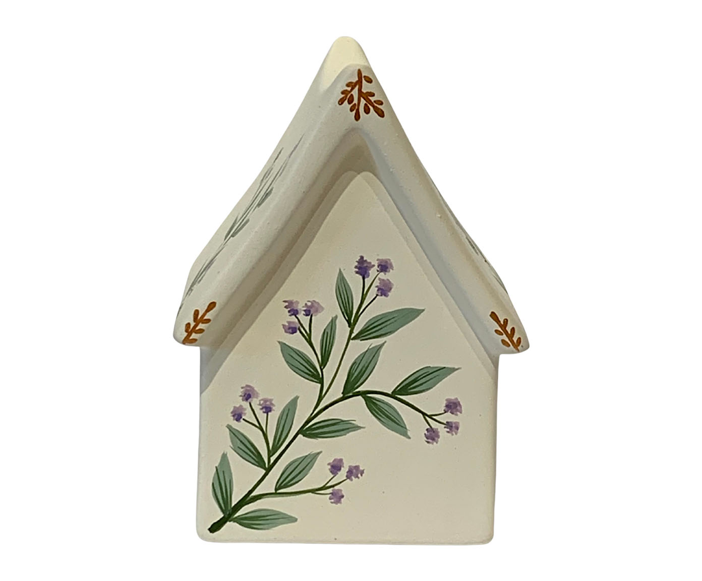 Cofrinho Casinha Mini Floral Lavanda - image 0