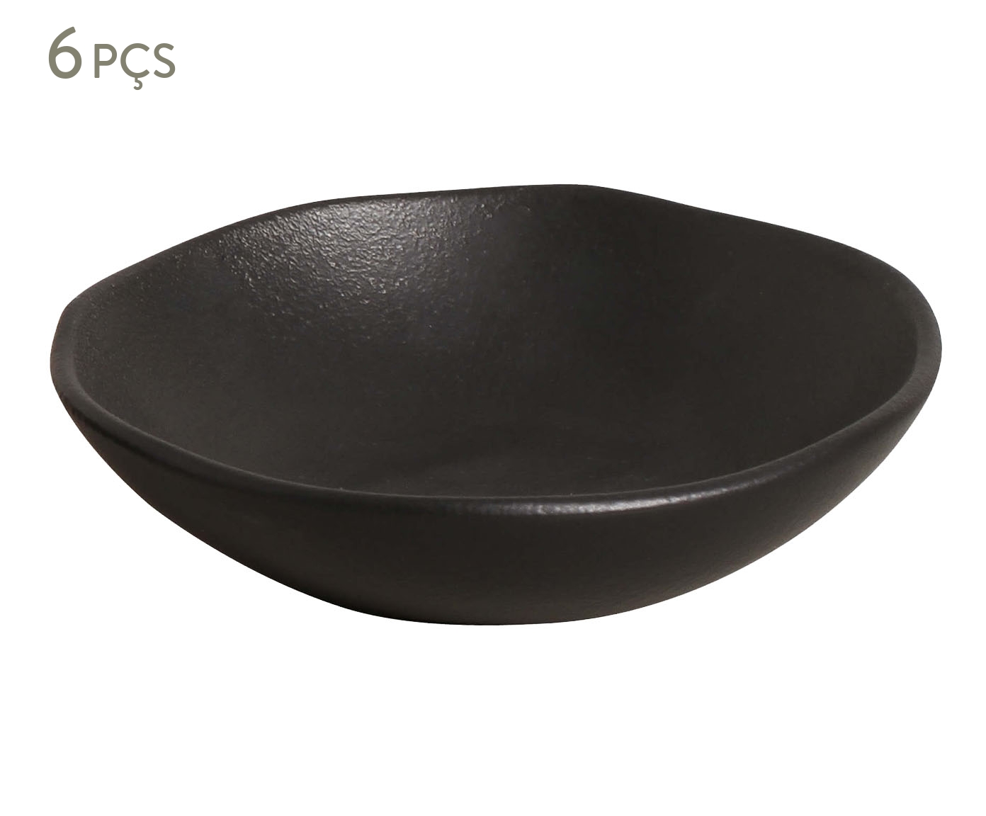 Jogo de Cumbucas Org&acirc;nico Preto Matte Preto - image 0