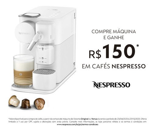 Cafeteira Nespresso Lattissima One Branco - 110V image number 6