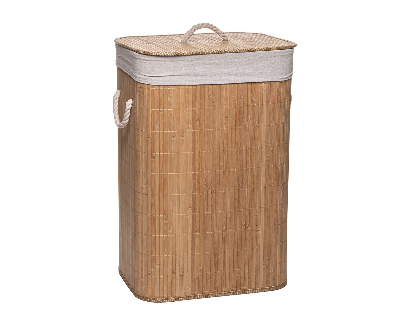 Cesto para Roupas Bambu Natural - image 1