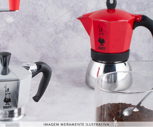 Cafeteira Italiana Moka Induction Vermelha - image 1