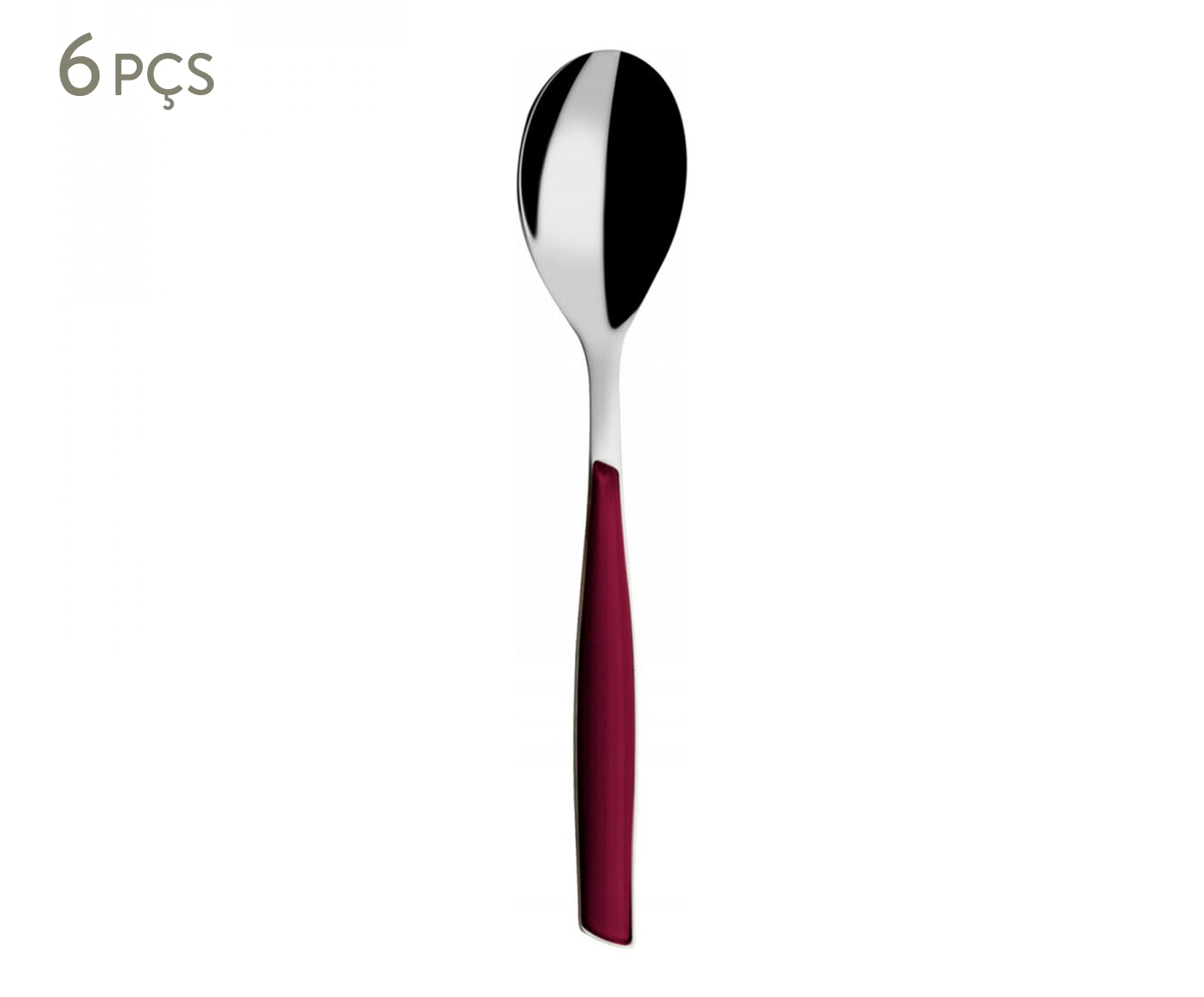 Jogo de Colheres para Caf&eacute; Glamour Vinho - image 0