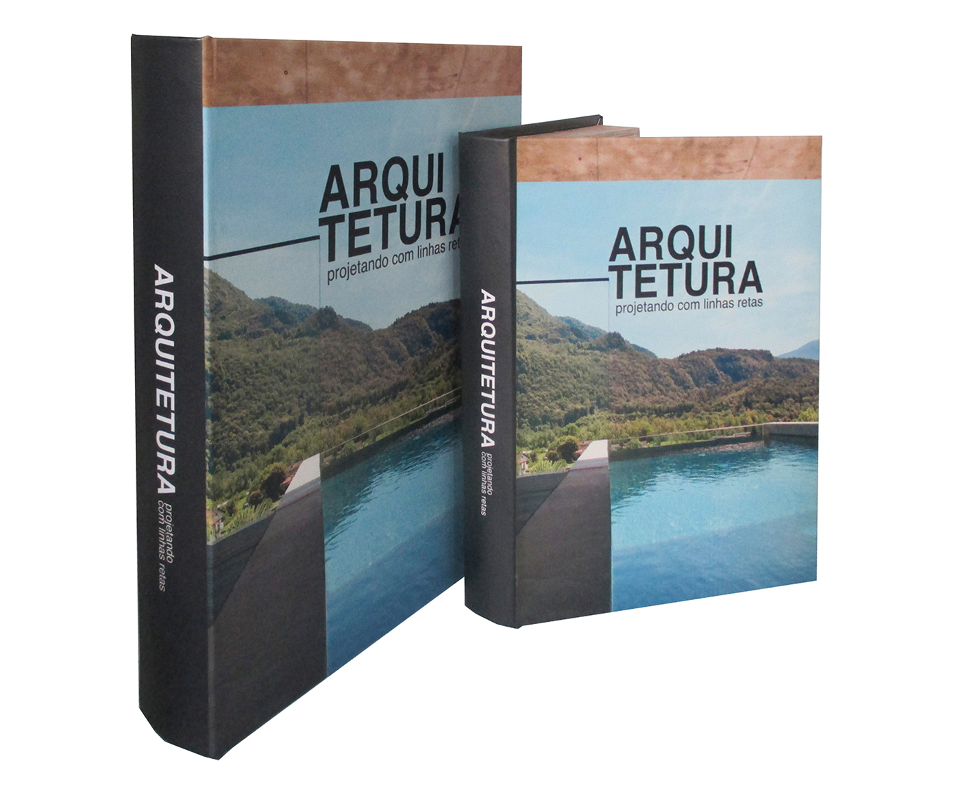 Jogo de Book Boxes Arquitetura I   Azul - image 0