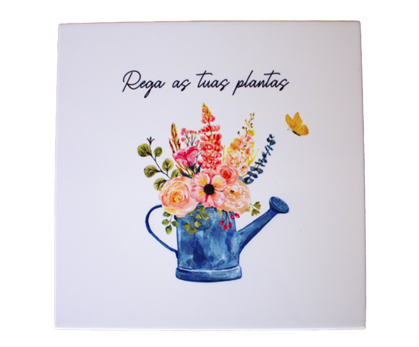 Azulejo Decorativo "Rega as Tuas Plantas" - image 0