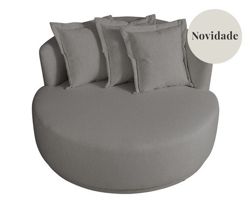 Sof&aacute; Chaiselongue Heloisa Cinza - image 0
