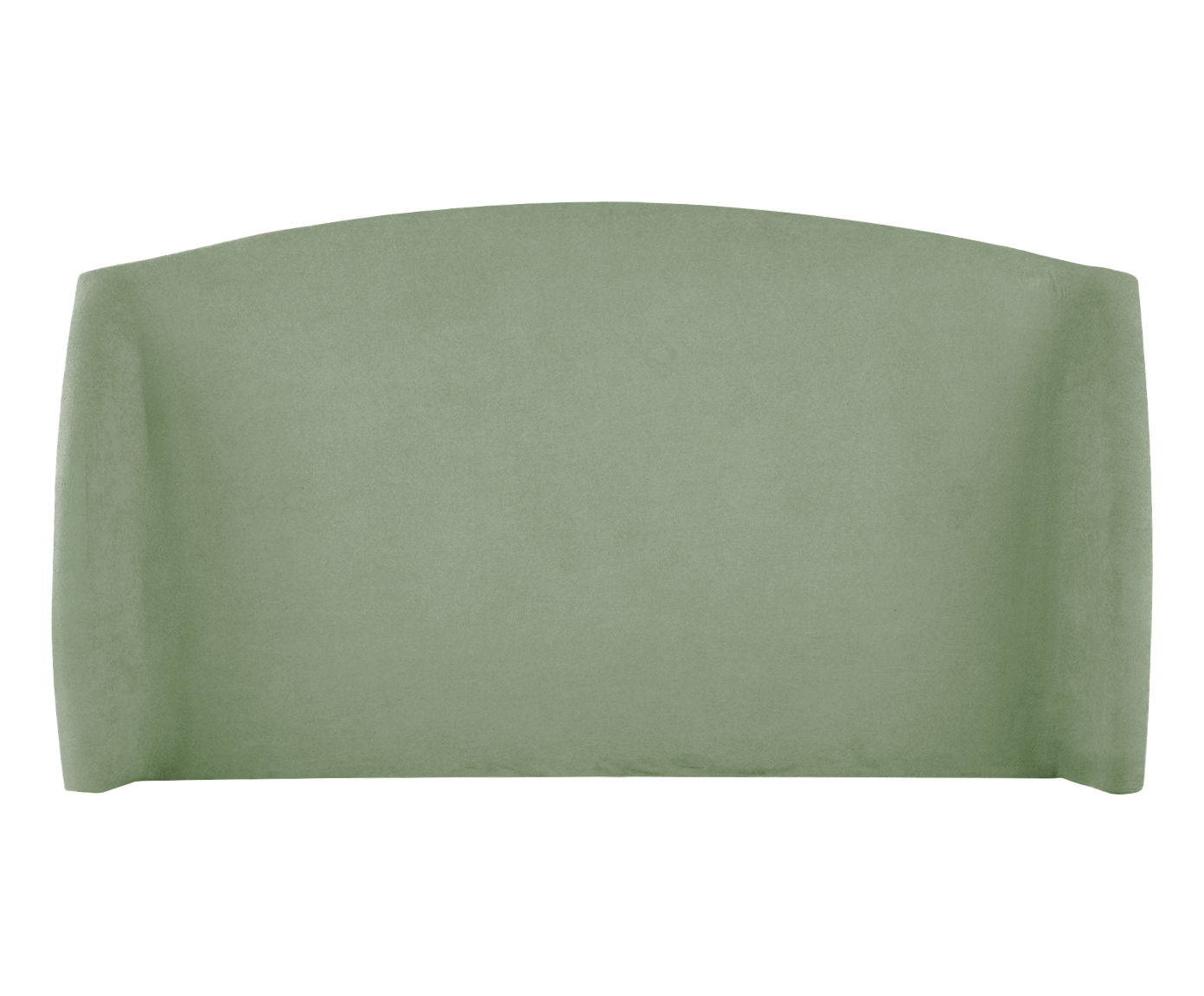 Cabeceira em Boucle Aveludado Smooth Verde - image 0