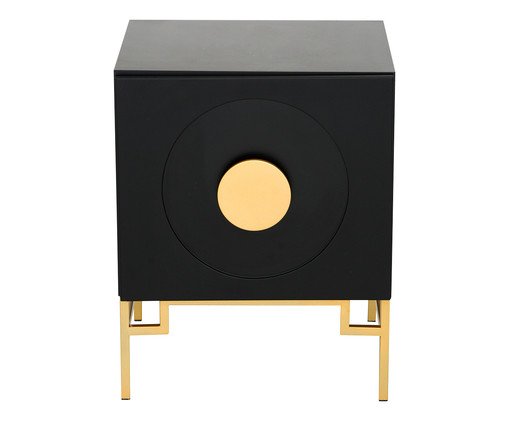 Mesa de Cabeceira Cerchio D'Oro - Preto image number 0