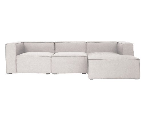 Sof&aacute; 3 M&oacute;dulos Chaise Direito Mensa Fendi image number 3