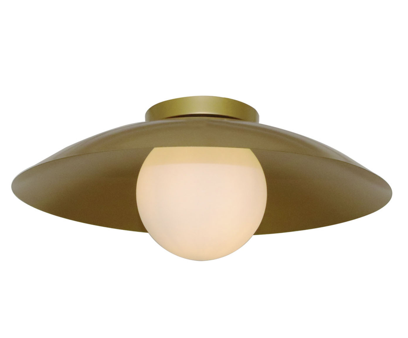 Plafon Sobrepor 28W Cuia Dourado - image 1