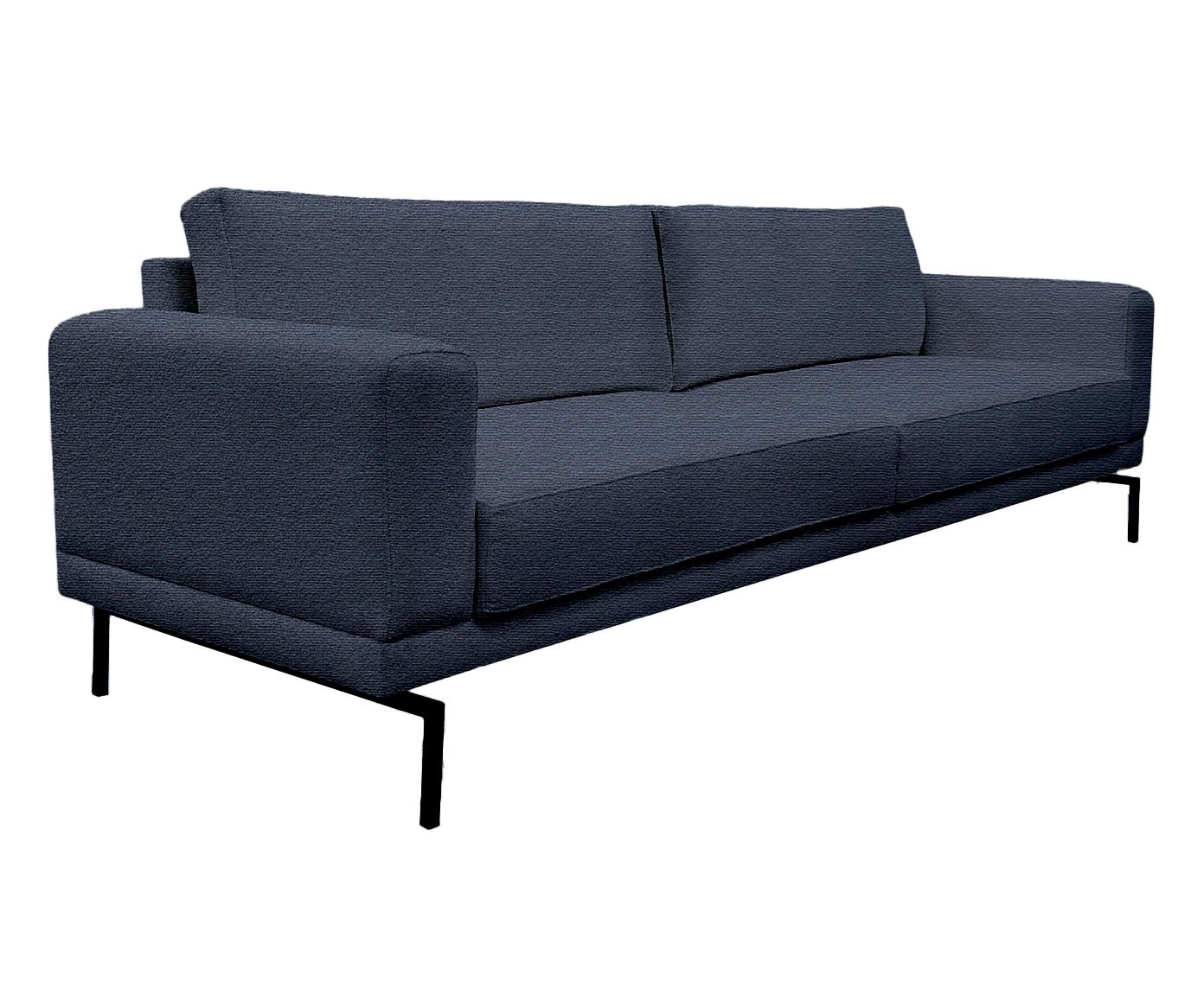 Sof&aacute; em Linh&atilde;o Linea Azul Jeans Mescla - image 1