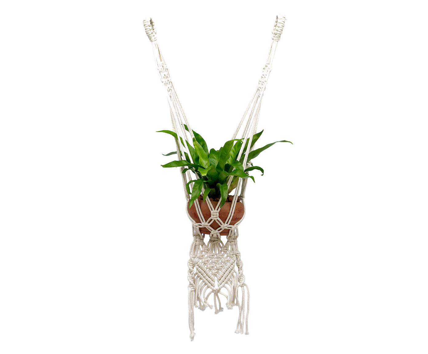 Hanger em Macram&ecirc; Hammock Branco - image 0