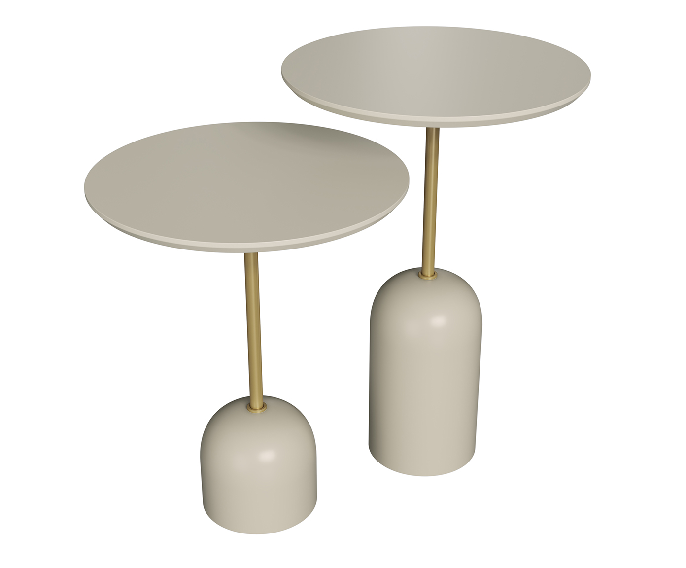 Conjunto Mesa de Canto Bolsano Fendy - image 0