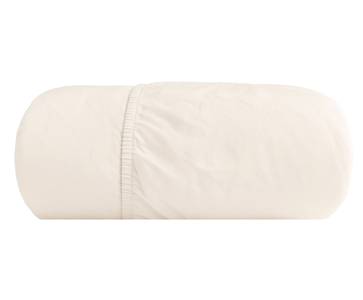 Len&ccedil;ol Elasticado Percal Off-White 200 Fios - image 0