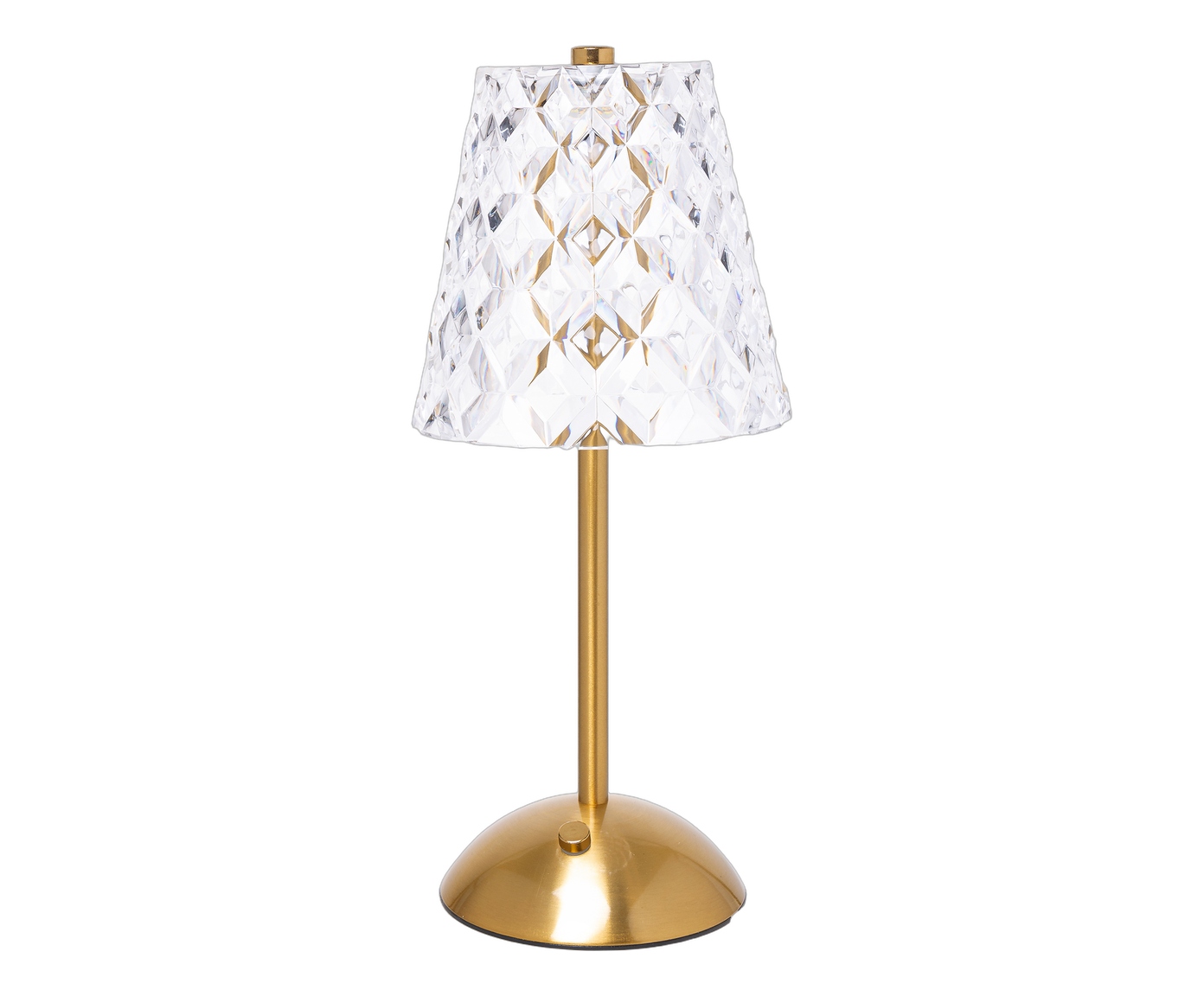 Lumin&aacute;ria de Mesa Recarreg&aacute;vel em Led Orion Dourado Metal - image 0