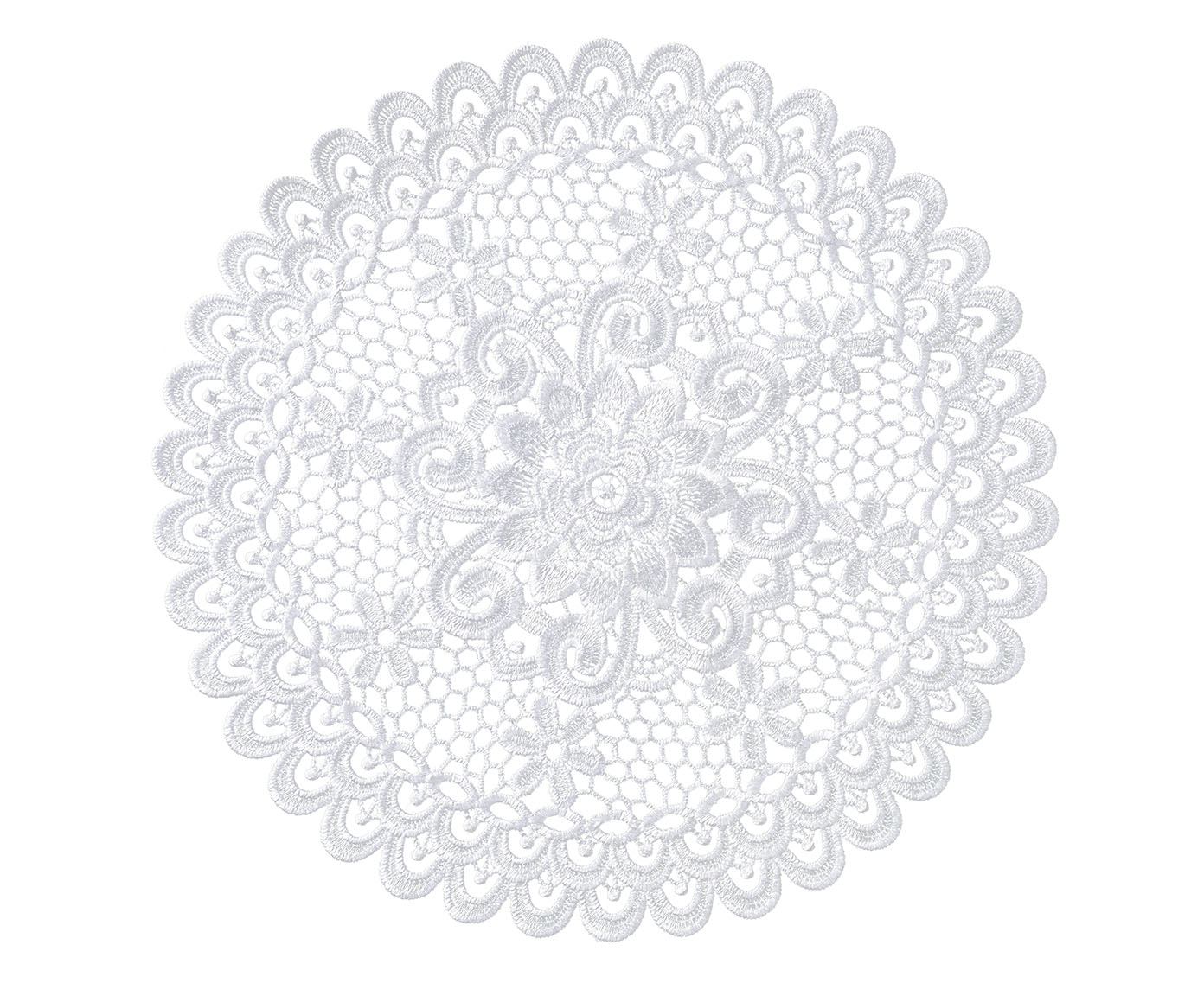 Lugar Americano Floral Branco - image 0